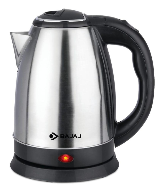 Bajaj KTX 1.8 Liter DLX Electric Kettle | 1500W Kettle with Stainless Steel Body | Cordless Operation | Auto Shut-Off Mechanism | 2-Year Warranty | Black |800 Watts