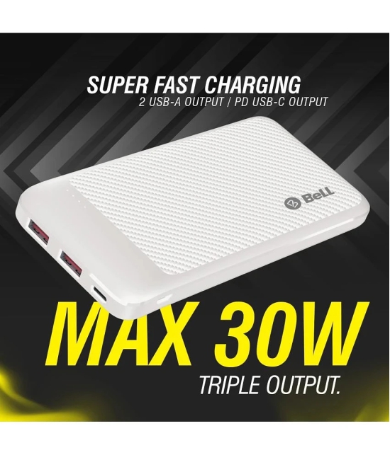 Bell 10000 -mAh 5V/1A Li-Polymer Power Bank - White