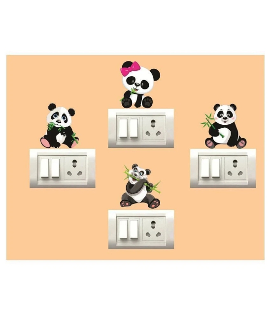 Decor Villa Panda Animals Sticker ( 20 x 20 cms )