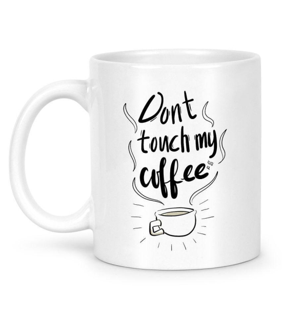 Idream Quote Printed Ceramic Coffee Mug 1 Pcs 330 mL - White