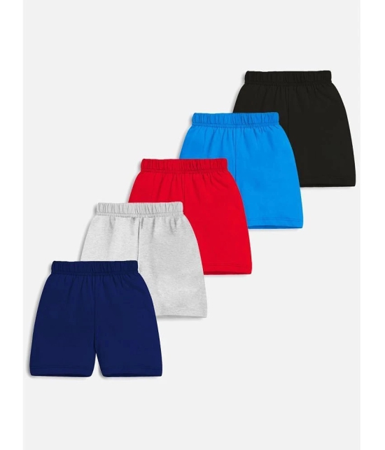 Trampoline - Multi Color Cotton Boys Shorts ( Pack of 5 ) - None