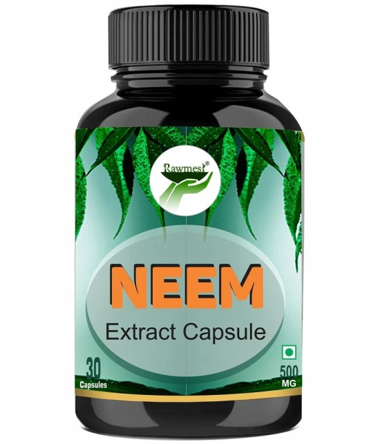 rawmest Nimboli Extract, Neem Fruit Capsule 500 mg Pack Of 2