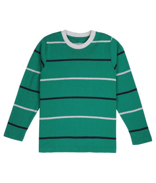 Proteens Boys Green Printed Round Neck T-Shirts - None