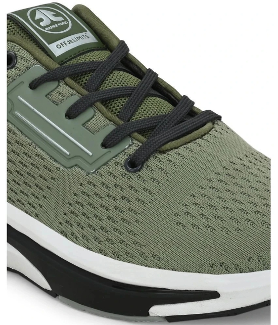 OFF LIMITS ETHOS Green Mens Sports Running Shoes - None