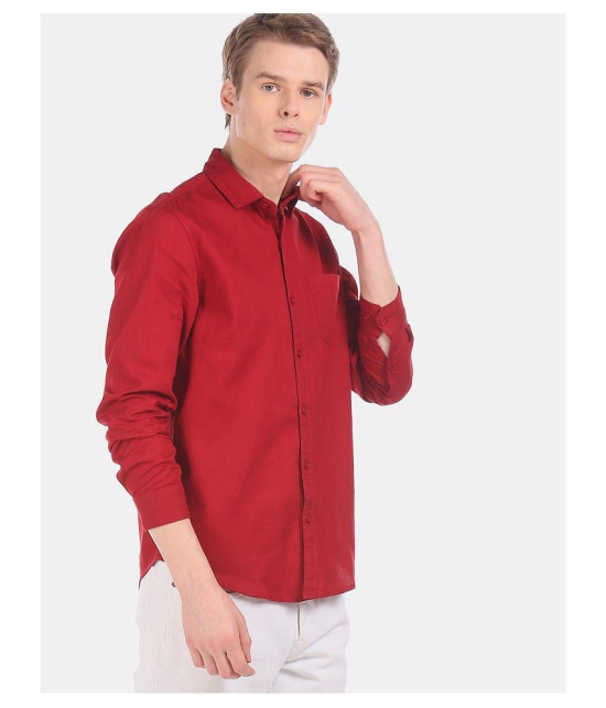 Ruggers Cotton Blend Red Shirt - None