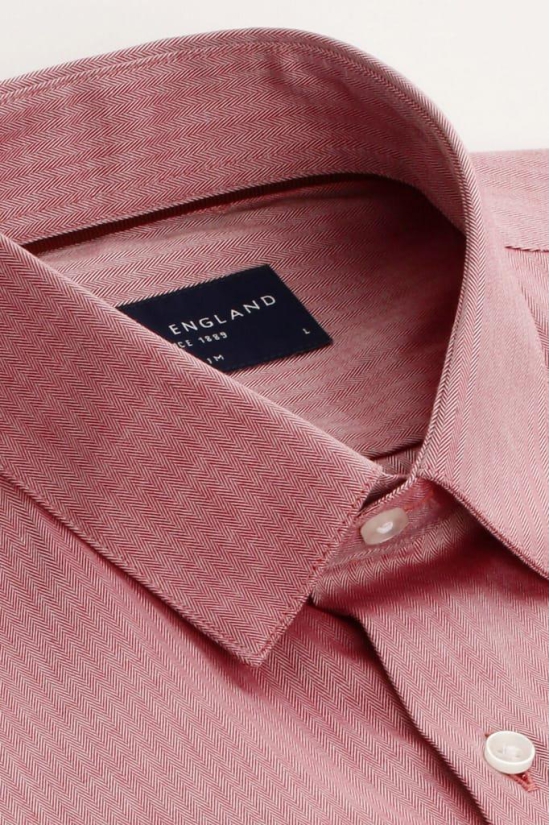 Men Pink Slim Fit Formal Full Sleeves Formal Shirt