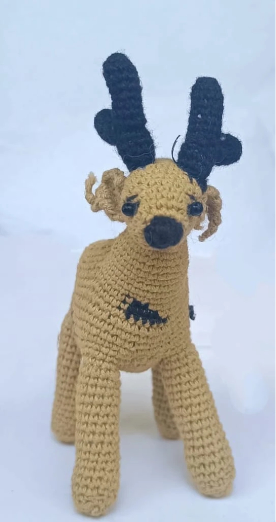 Handmade Crochet Deer Plushie