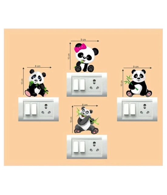 Decor Villa Panda Animals Sticker ( 20 x 20 cms )