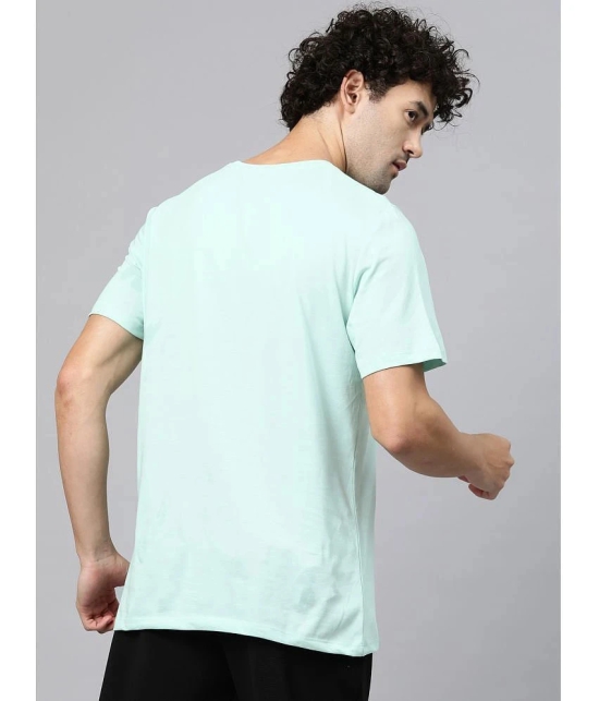 Alcis Sea Green Cotton Regular Fit Mens Sports T-Shirt ( Pack of 1 ) - None