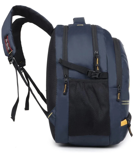 Da Tasche Navy Blue Polyester Backpack For Kids