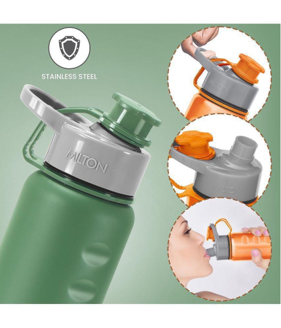 Milton Gripper 1000 Stainless Steel Water Bottle, 920 ml, Green - Green