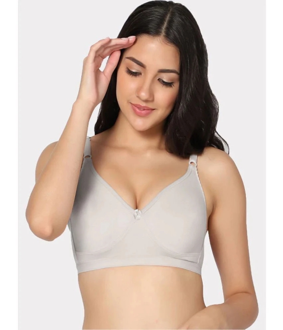 IN CARE LINGERIE - White Cotton Non Padded Womens T-Shirt Bra ( Pack of 1 ) - None