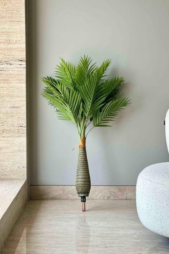 Euroxo Artificial Bottle Palm Tree - 3.5 Feet