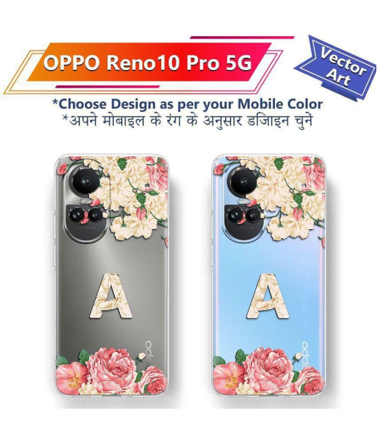 Fashionury Multicolor Printed Back Cover Silicon Compatible For Oppo Reno 10 Pro ( Pack of 1 )