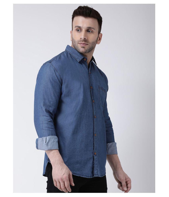 Hangup Denim Blue Shirt - None