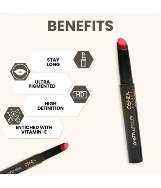 HD Matte Lip Color 3 Valentine Red 1.2gm