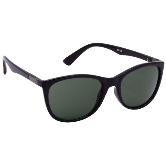 Hrinkar Green Cat-eye Stylish Goggles Black Frame Sunglasses for Women - HRS-BT-06-BK-BK-GRN