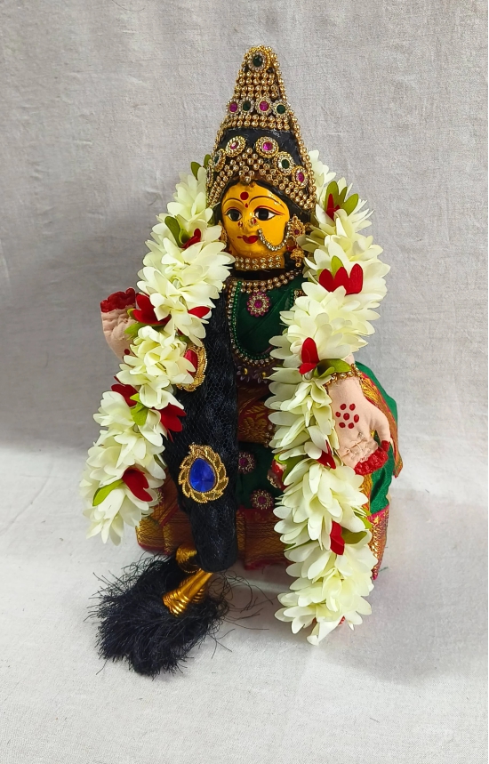 Lakshmi Devi Doll Set-Red