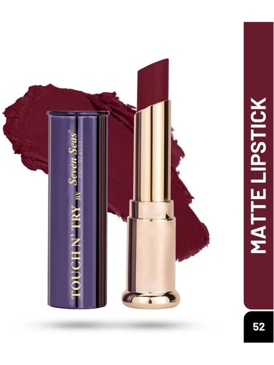 Seven Seas Deep Maroon Matte Lipstick 3.8g