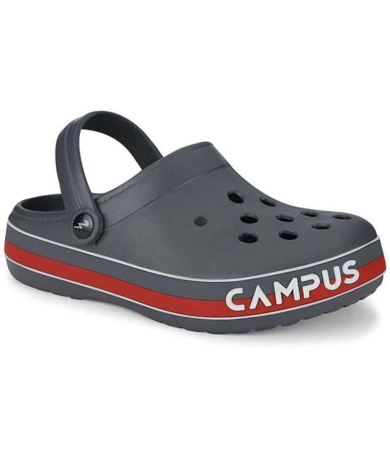 Campus - Grey Mens Clogs - None