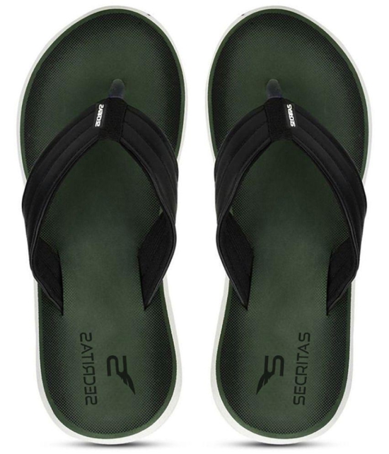 Secritas - Green Men's Thong Flip Flop - None