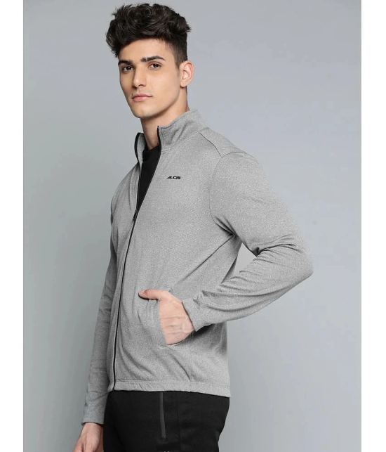 Alcis - Grey Polyester Mens Running Jacket ( Pack of 1 ) - 2XL