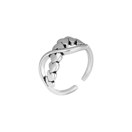 Silver Infinite Love Ring