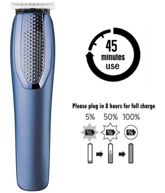 FeiHong - AT-1210 Blue Cordless Beard Trimmer With 45 minutes Runtime