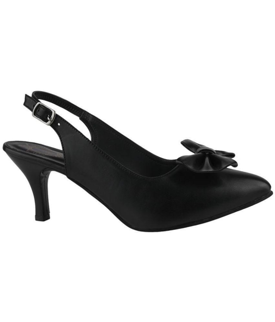 Shoetopia Black Women''s Sandal Heels - None