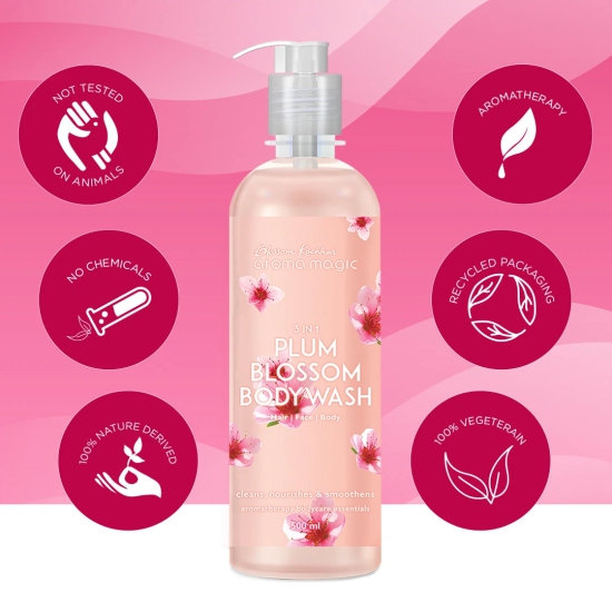 3 in 1 Plum Blossom Body Wash-220 ml / Body Wash