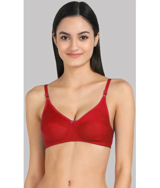 Kiran Enterprises - Multicolor Cotton Blend Non Padded Womens Everyday Bra ( Pack of 3 ) - None