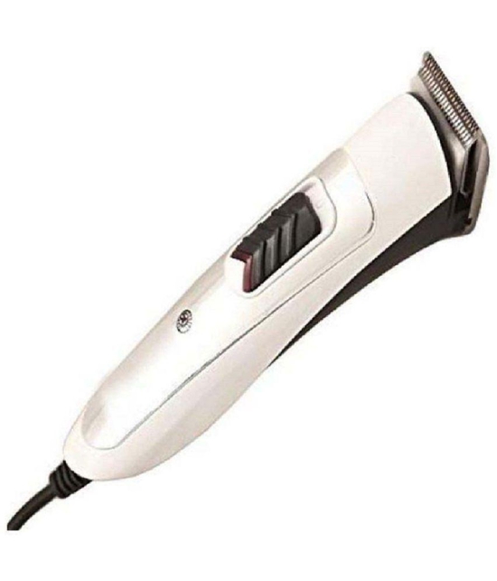 PSK Professional Corded Hair Clipper Trimmer for Men (White)