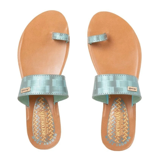 Aerowalk Sea Green Womens Flats - None