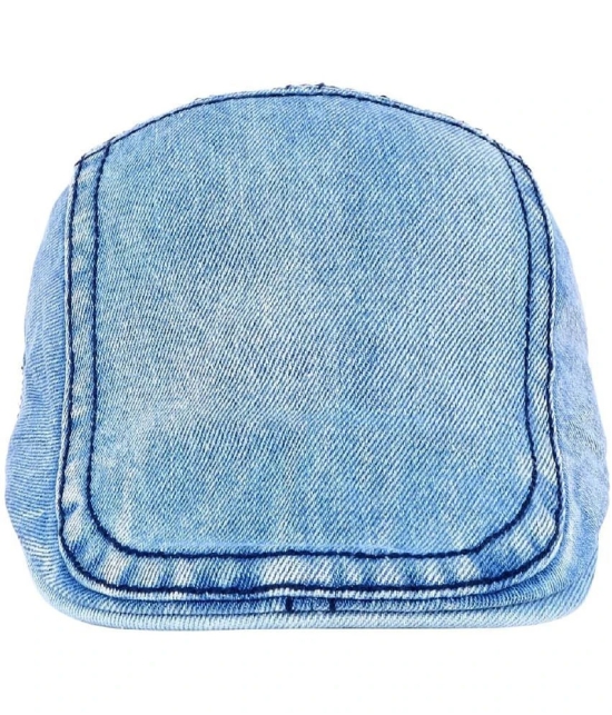 Zacharias Blue Cotton Mens Cap ( Pack of 1 ) - Blue