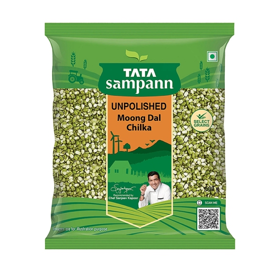 Tata Sampann Chilka Moong Dal, 500 gms