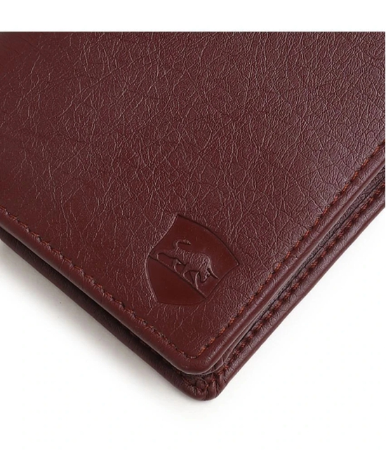 samtroh Brown PU Mens Short Wallet ( Pack of 1 ) - Brown