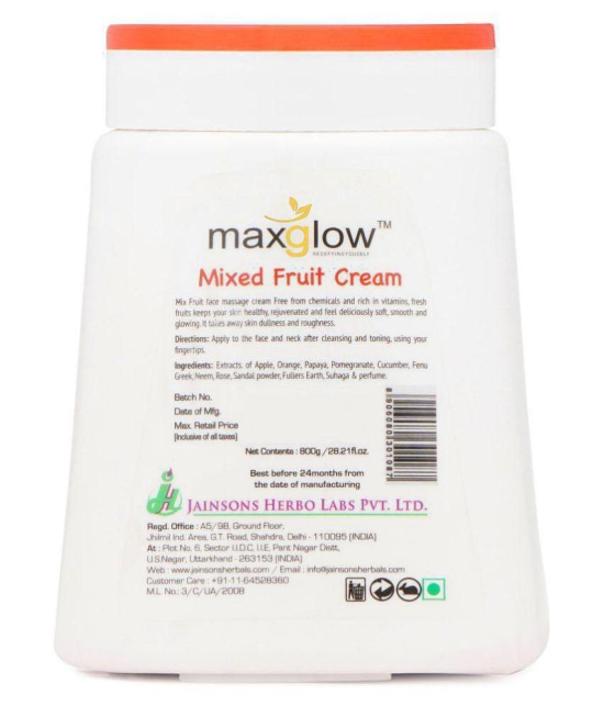 MaxGlow Mixed Fruit Cream Day Cream 800 gm