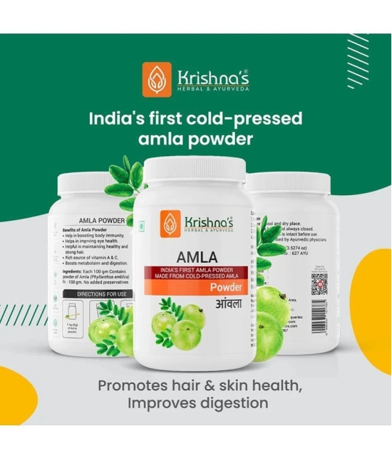 Krishnas Amla Powder, 100 g Pack Of 3