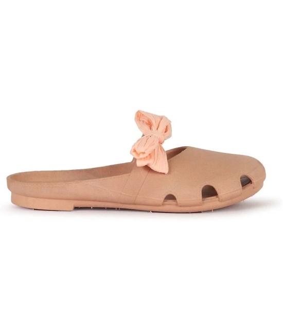 Aadi Pink Womens Toe Covered Flip Flop - None