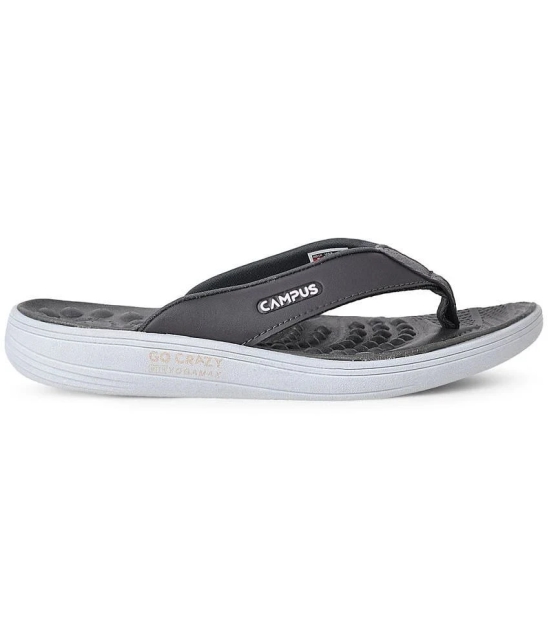 Campus - Grey Melange Womens Thong Flip Flop - None