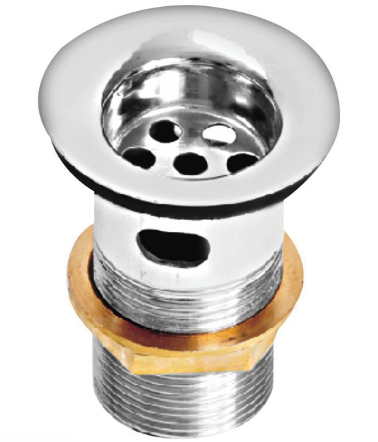 Sanjay Chilly Stainless Steel Half Thread Waste Coupling for Wash Basin, Drain Outlet with Chrome Finished