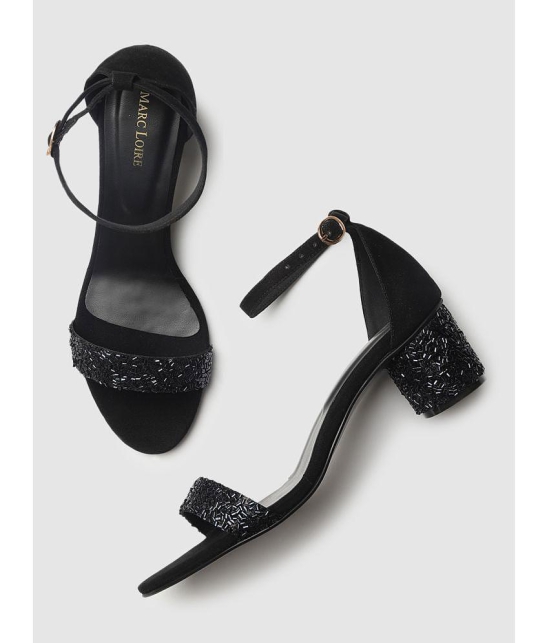 MARC LOIRE - Black Women's Sandal Heels - None