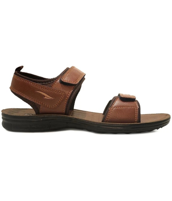 ASIAN - Brown Mens Floater Sandals - None