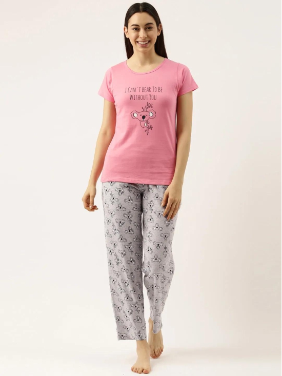 Women T-shirt & Pyjamas Nightsuit-S / Pure Cotton