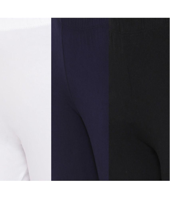 Outflits Cotton Leggings - Pack of 3 - XL