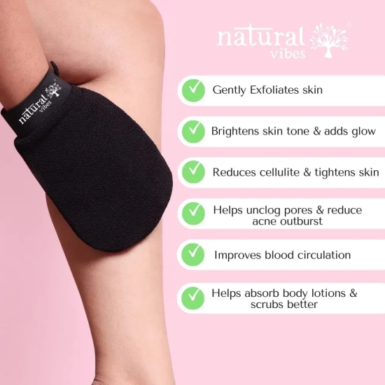 Exfoliating & Scrubbing Glove for Smooth Skin & Cellulite Reduction