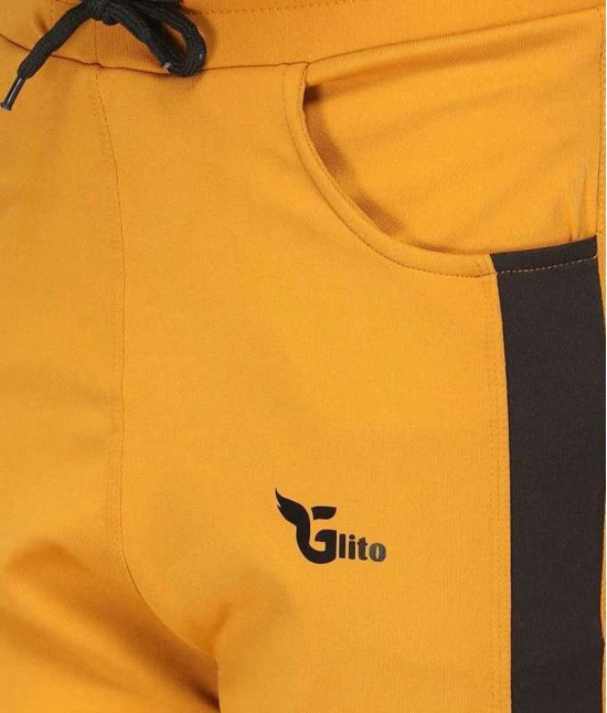 Glito - Yellow Polyester Mens Trackpants ( Pack of 1 ) - XL