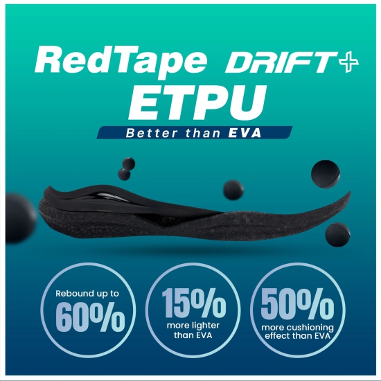 Red Tape ETPU Sports Walking Sports Shoes for Men | Soft Cushioned Insole, Slip-Resistance, Dynamic Feet Support, Arch Support & Shock Absorption