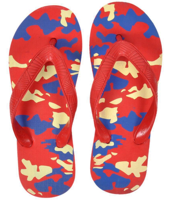 METAMORPH Red Flip Flops - None