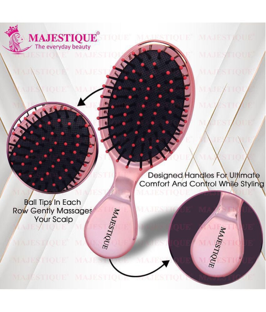 MAJESTIQUE - Bristle Hair Brush For All Hair Types ( Pack of 1 )